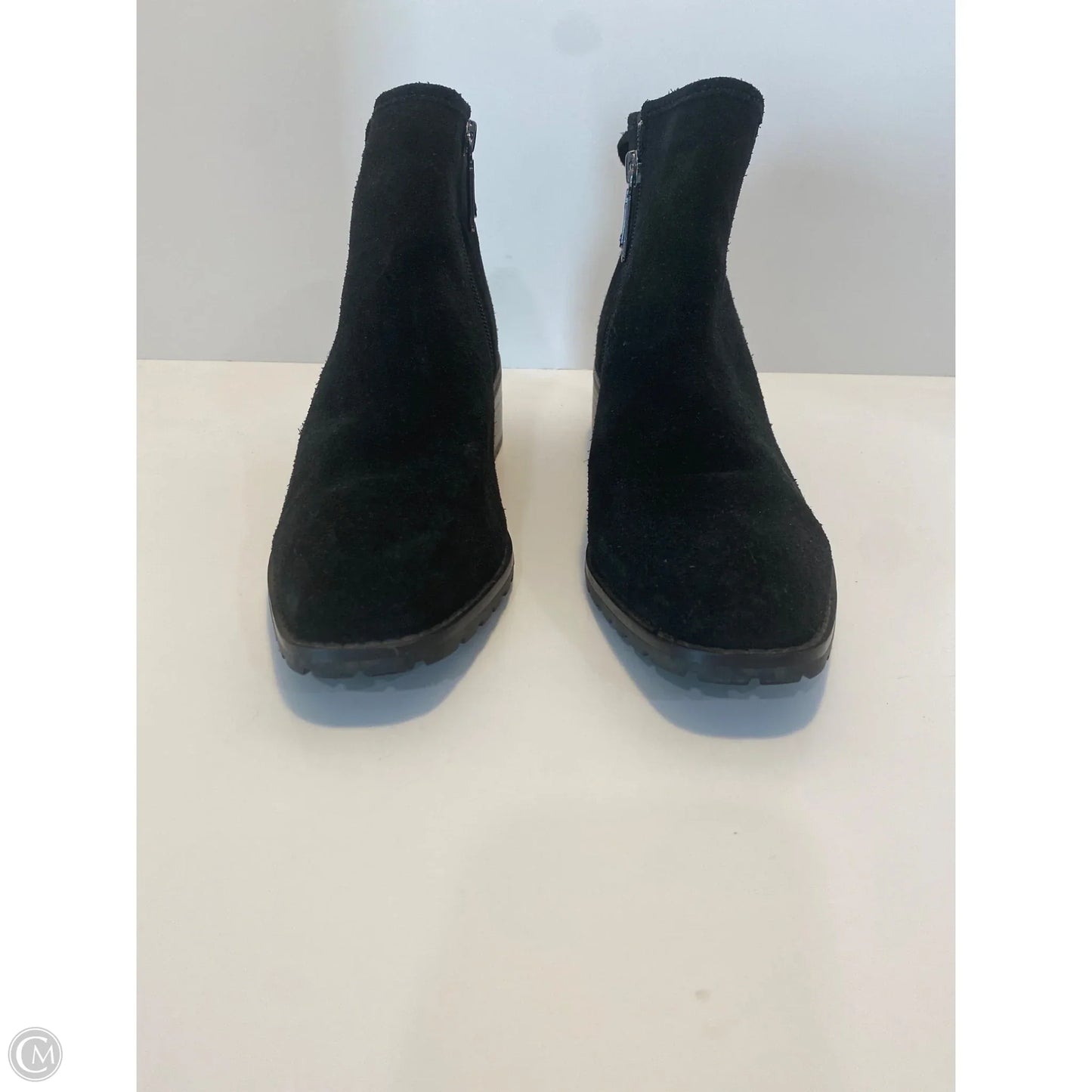 Boots Ankle Heels By Blondo In Black, Size: 7.5