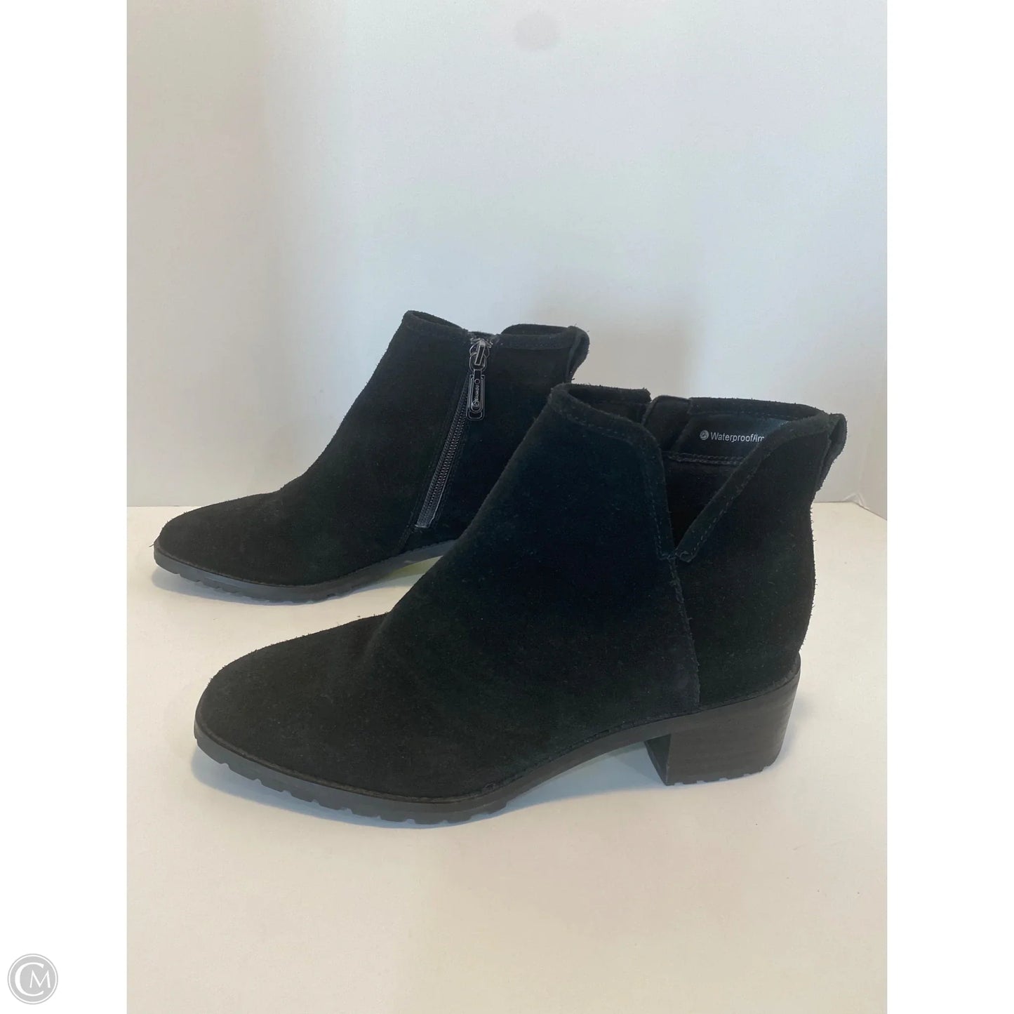 Boots Ankle Heels By Blondo In Black, Size: 7.5