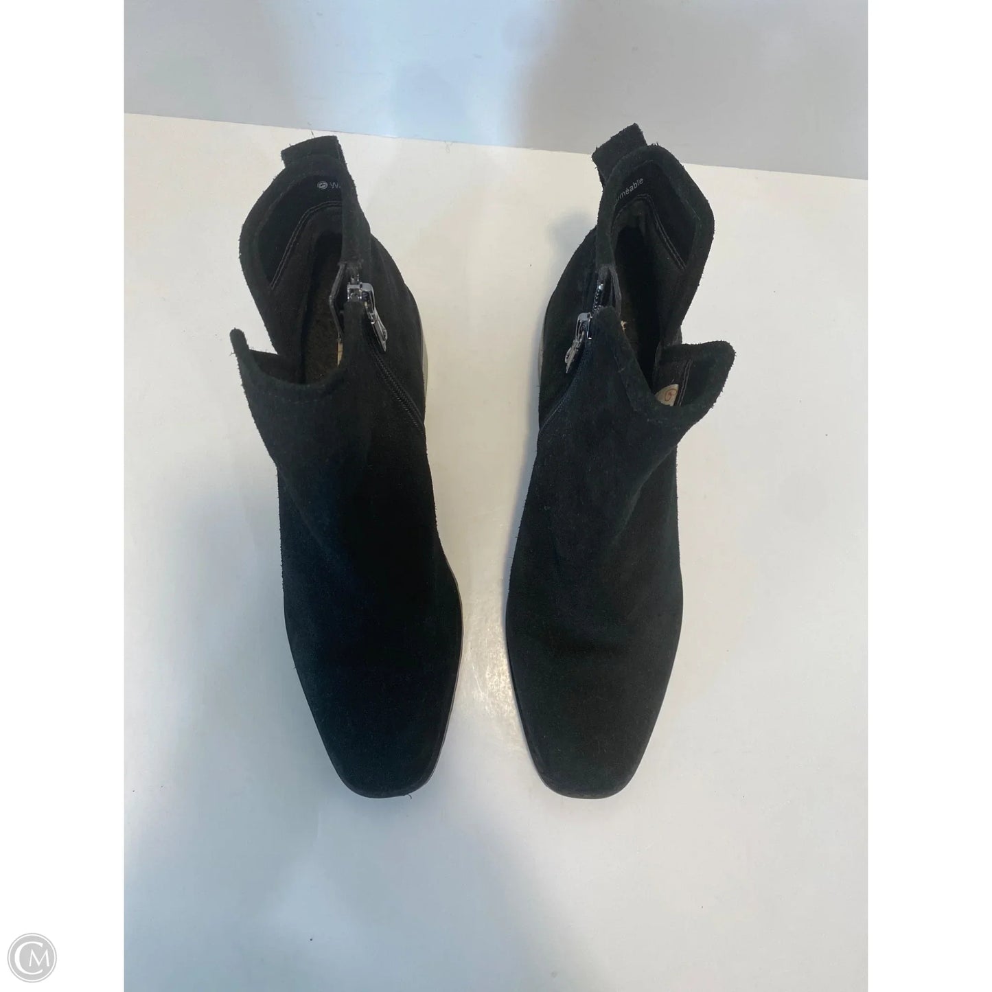 Boots Ankle Heels By Blondo In Black, Size: 7.5