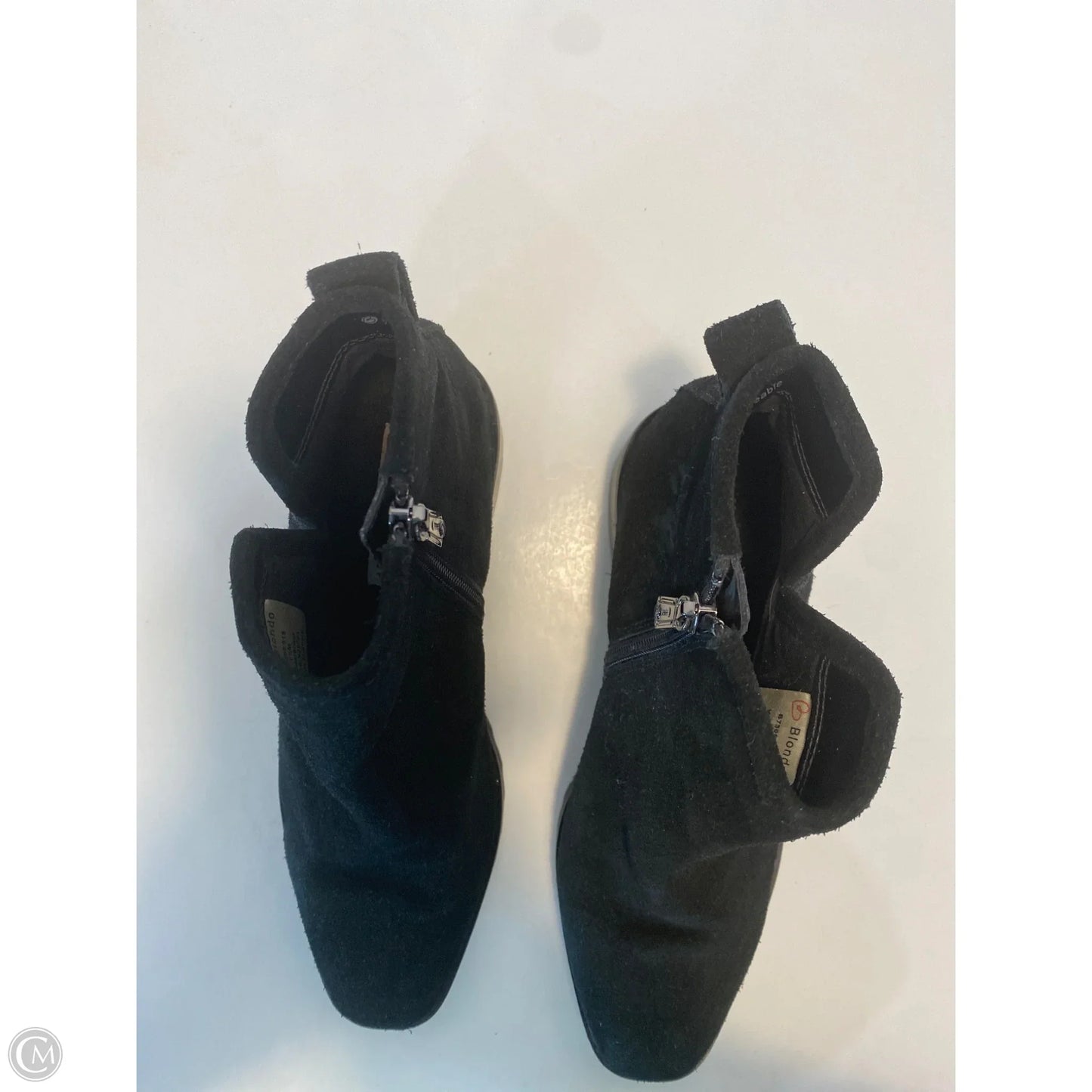 Boots Ankle Heels By Blondo In Black, Size: 7.5