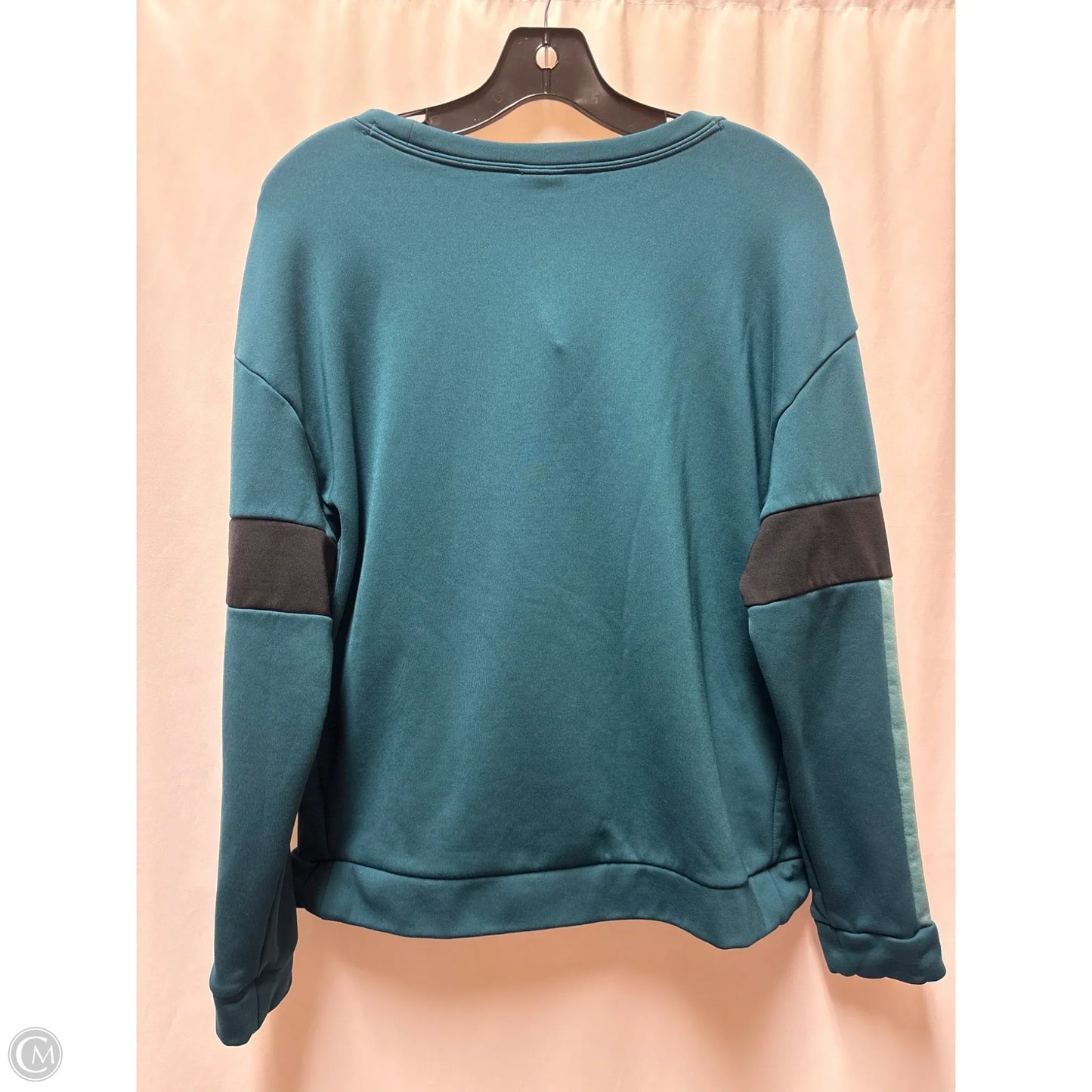 Athletic Sweatshirt Crewneck By Nike In Aqua, Size: S
