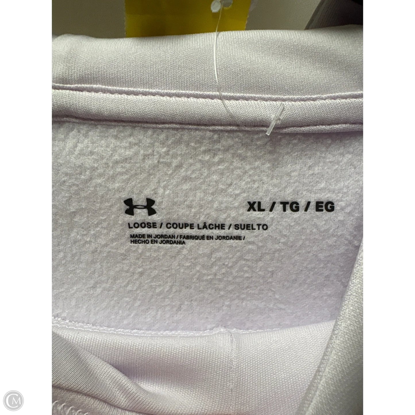 Sweatshirt Hoodie By Under Armour In Purple, Size: Xl