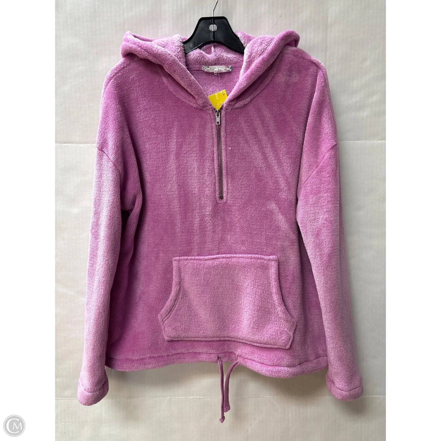 Sweatshirt Hoodie By Pink Rose In Pink, Size: L
