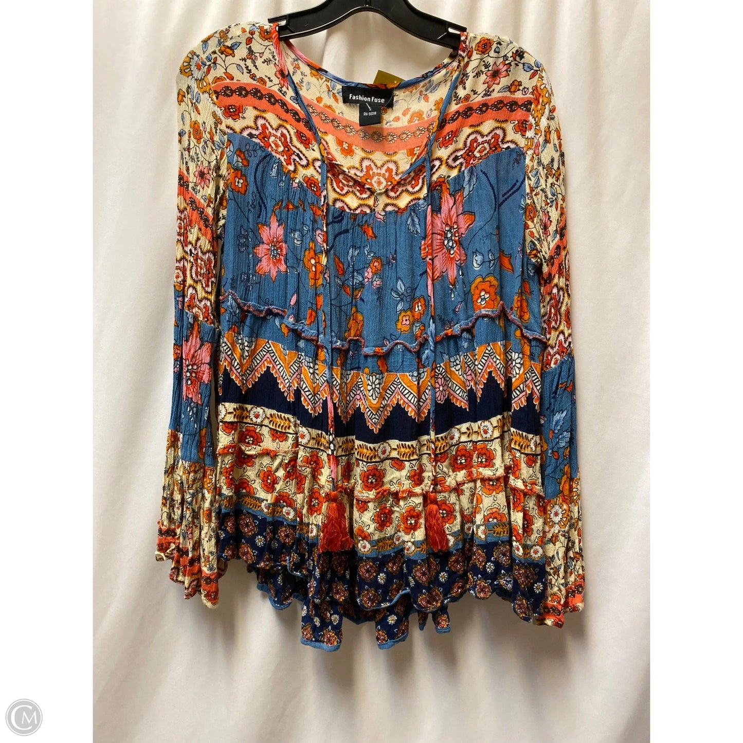 Top Long Sleeve By Clothes Mentor In Blue, Size: S
