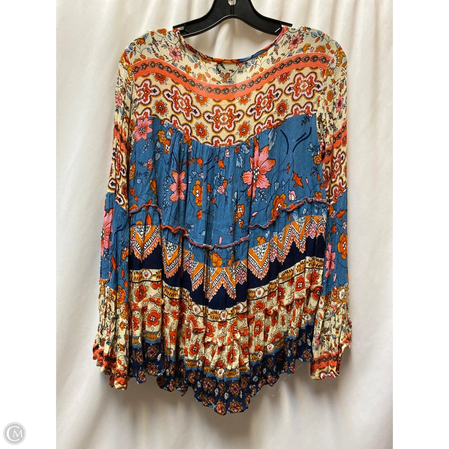 Top Long Sleeve By Clothes Mentor In Blue, Size: S