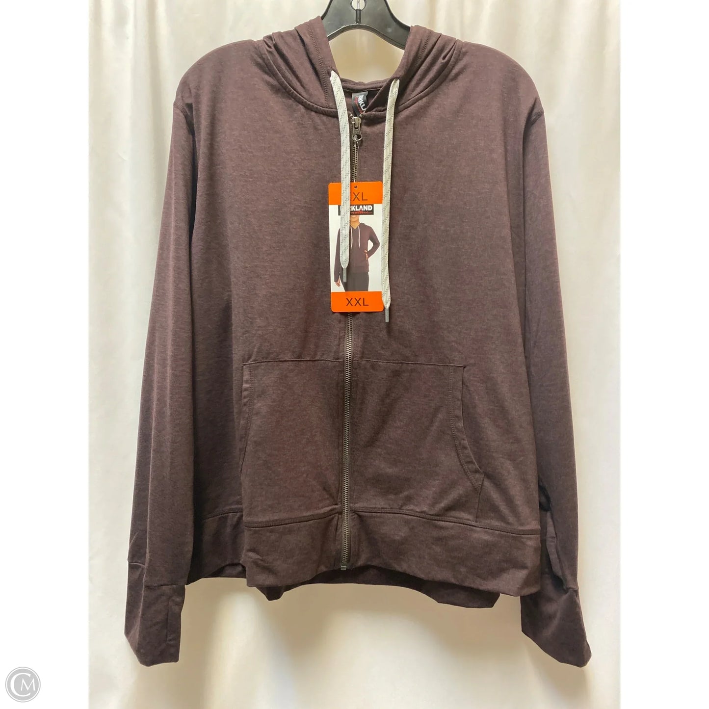 Sweatshirt Hoodie By Kirkland In Purple, Size: Xxl