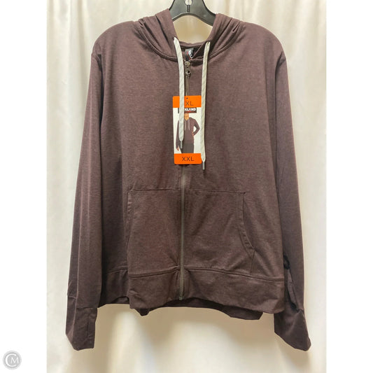 Sweatshirt Hoodie By Kirkland In Purple, Size: Xxl