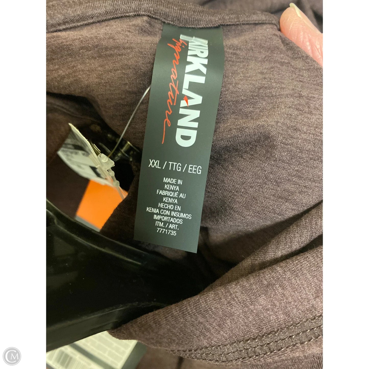 Sweatshirt Hoodie By Kirkland In Purple, Size: Xxl