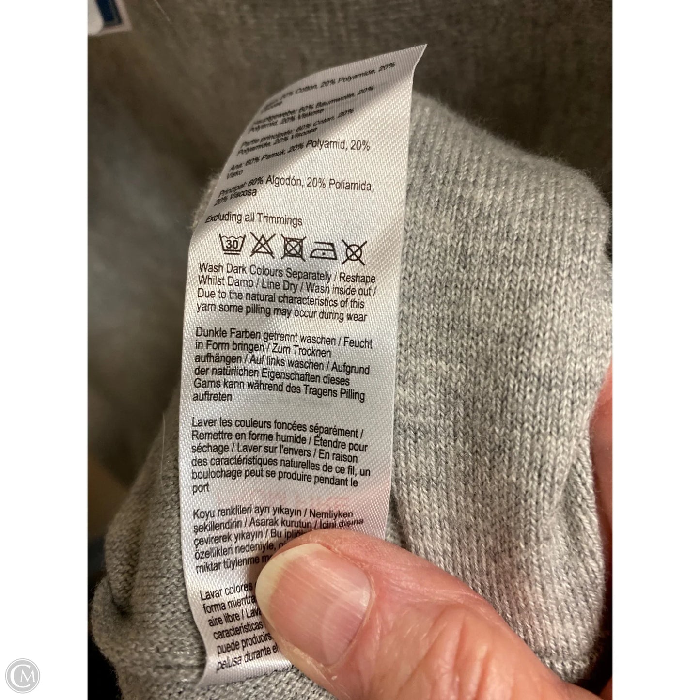 Sweater By Joules In Grey, Size: Xs