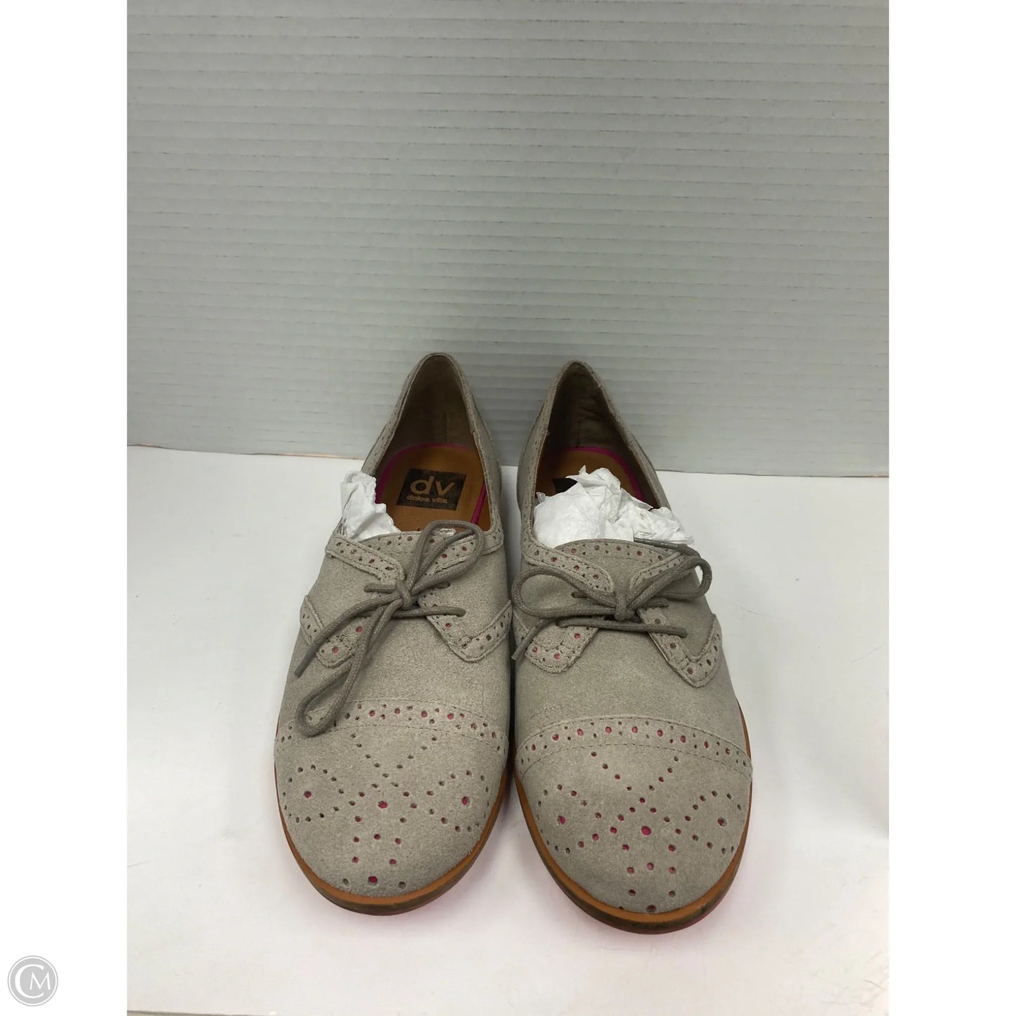 Shoes Flats By Dv In Grey, Size: 7.5