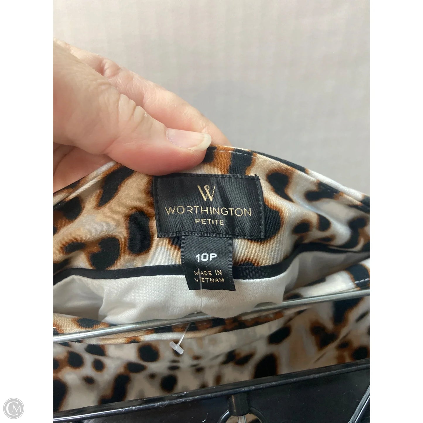 Skirt Mini & Short By Worthington In Animal Print, Size: 10p