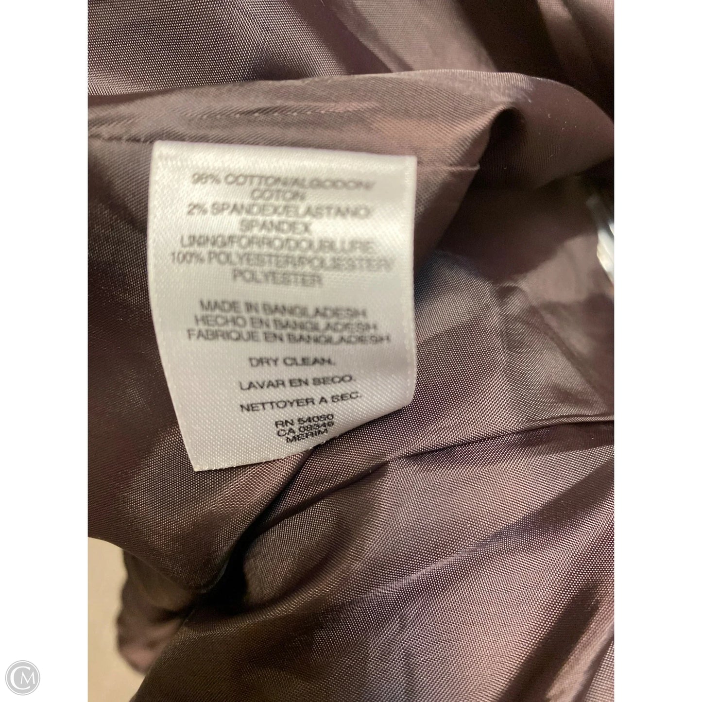 Blazer By Gloria Vanderbilt In Animal Print, Size: Xl