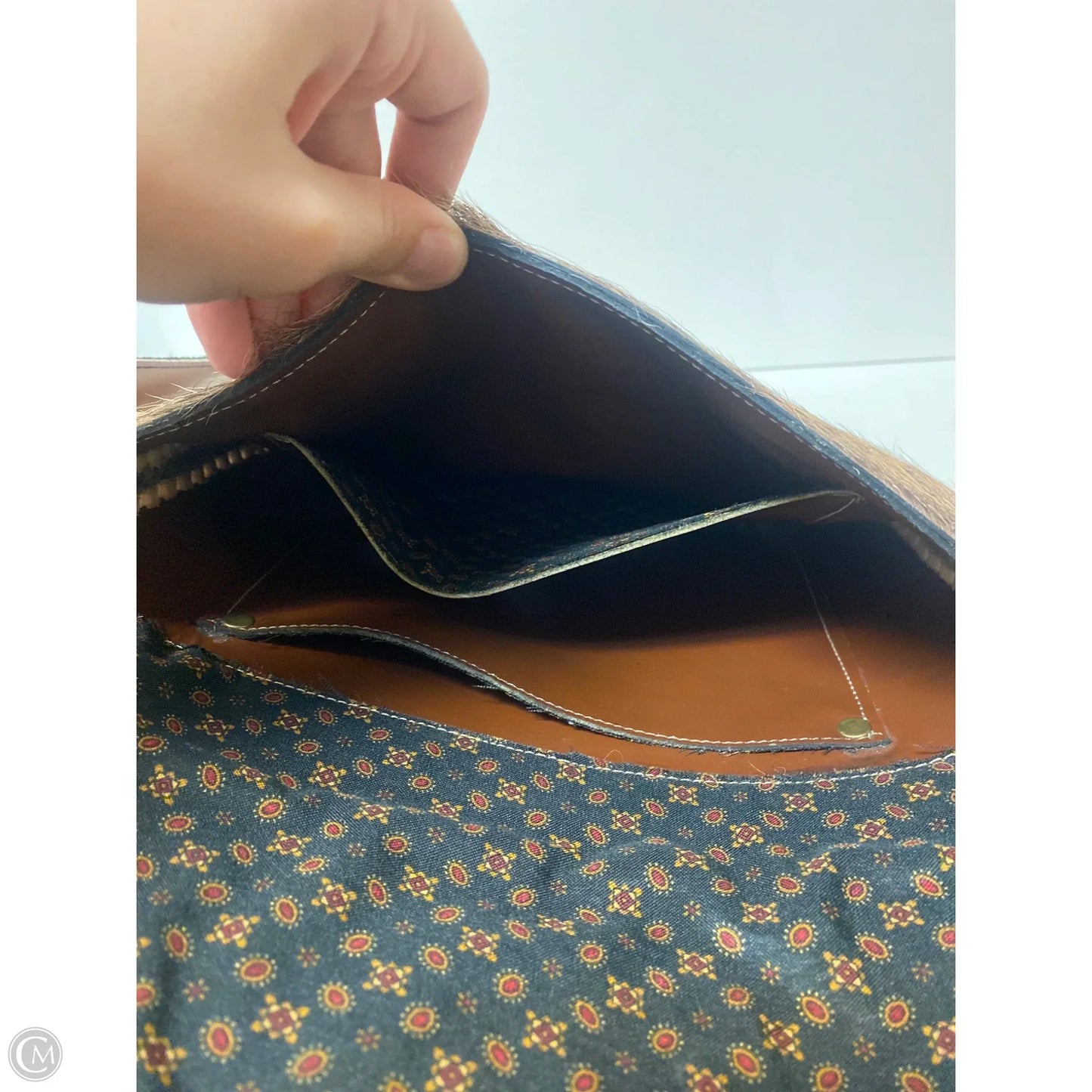 Crossbody Leather By Myra, Size: Medium