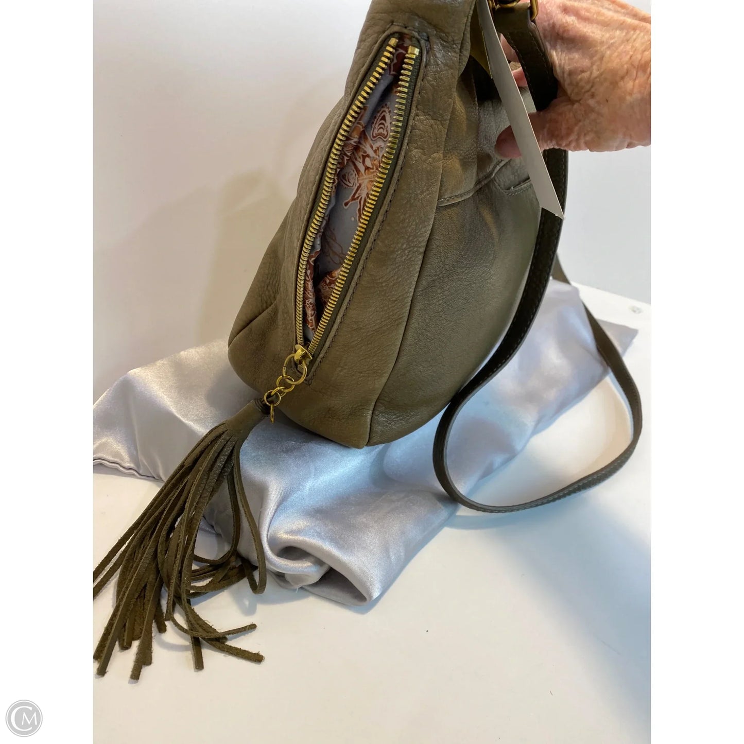 Crossbody Leather By Hobo Intl, Size: Medium