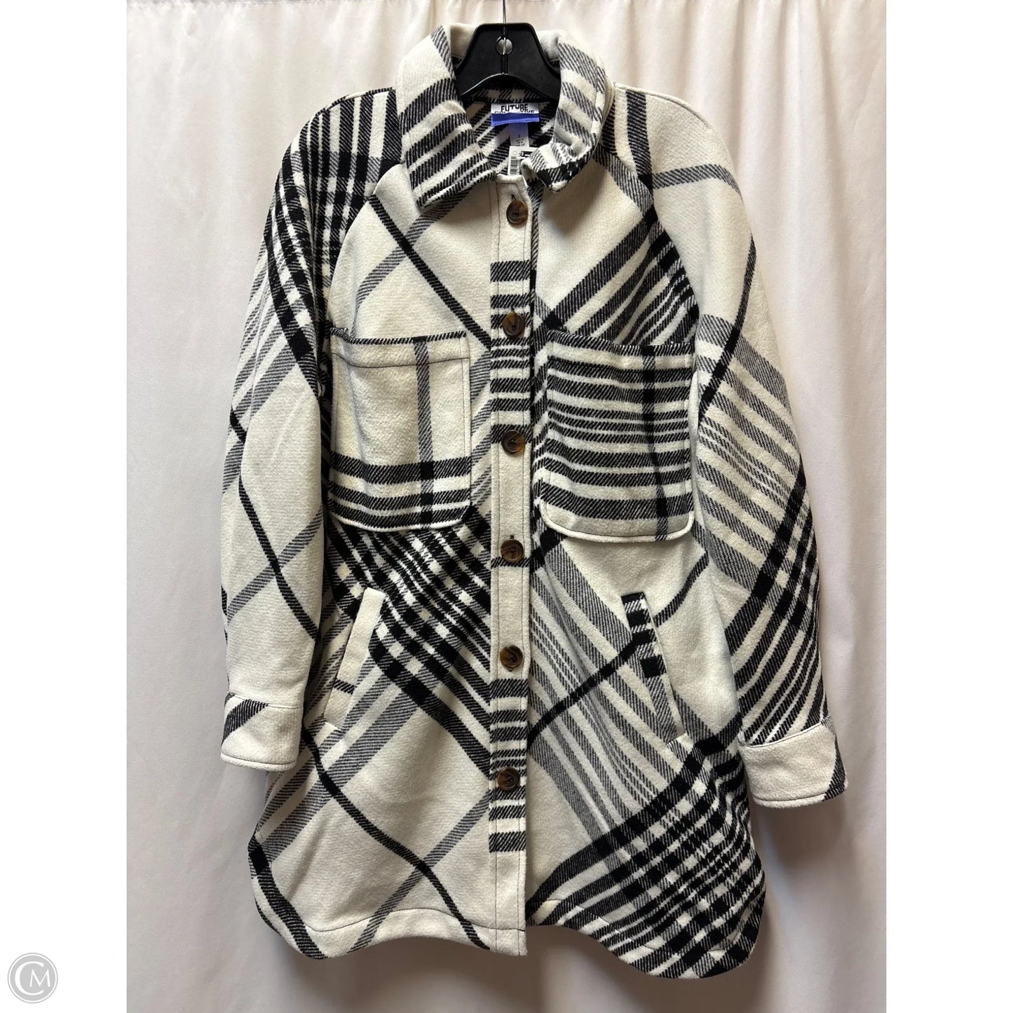 Jacket Other By Future Collective In Black & White, Size: S
