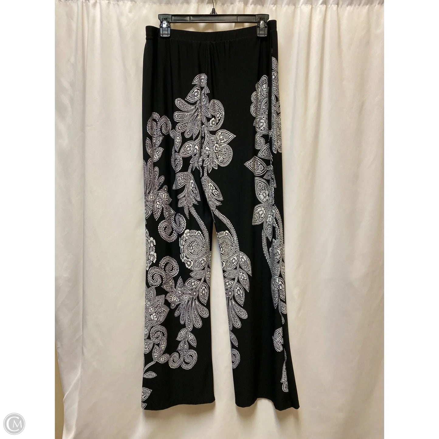 Pants Other By Cato In Black & White, Size: L