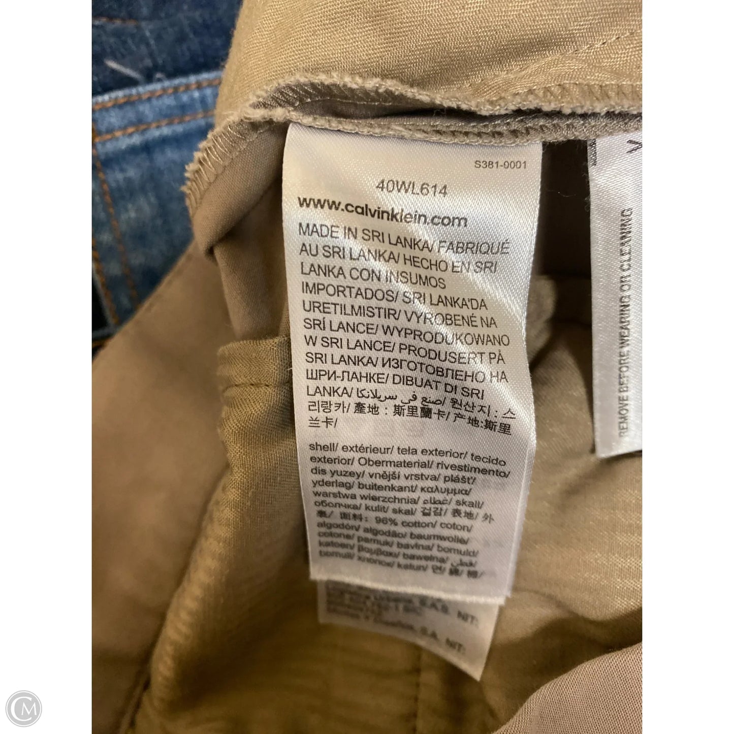 Pants Dress By Calvin Klein In Beige, Size: 10