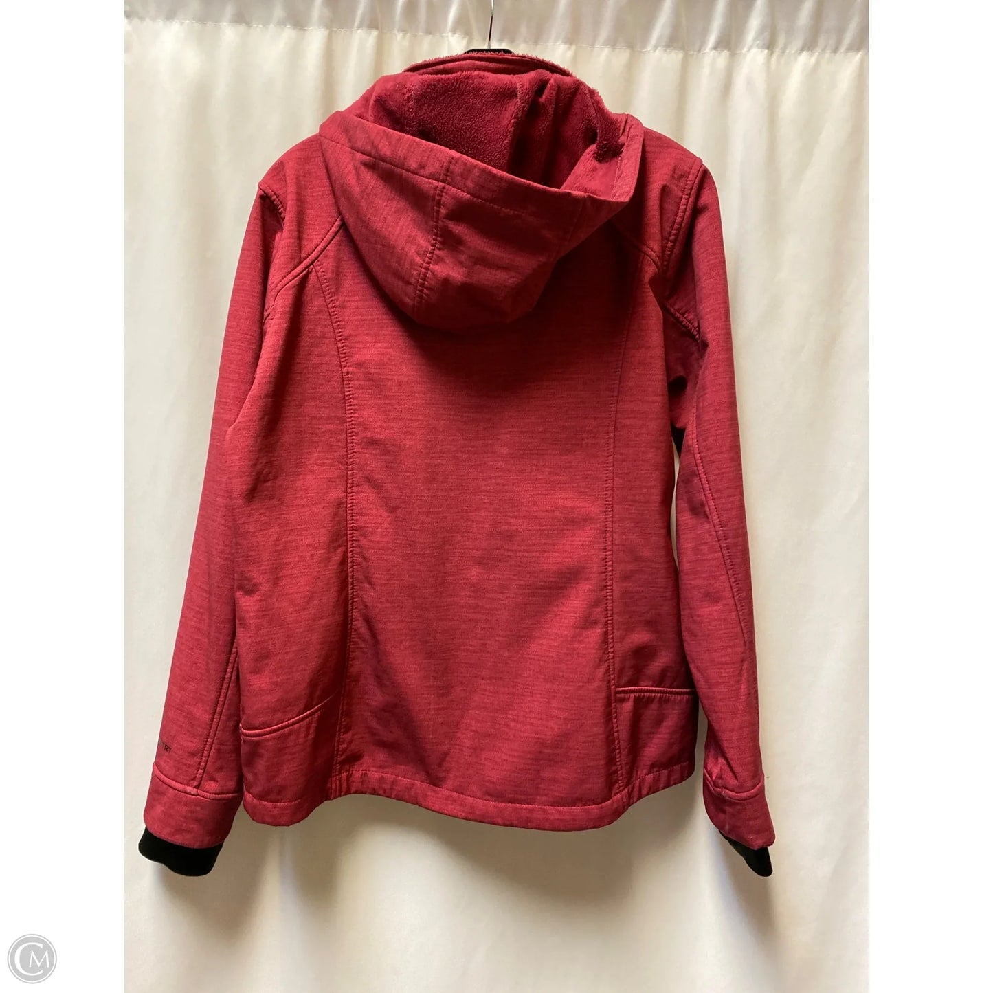 Jacket Utility By Free Country In Maroon, Size: L
