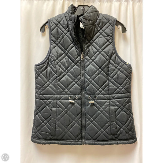 Vest Puffer & Quilted By Time And Tru In Black, Size: S