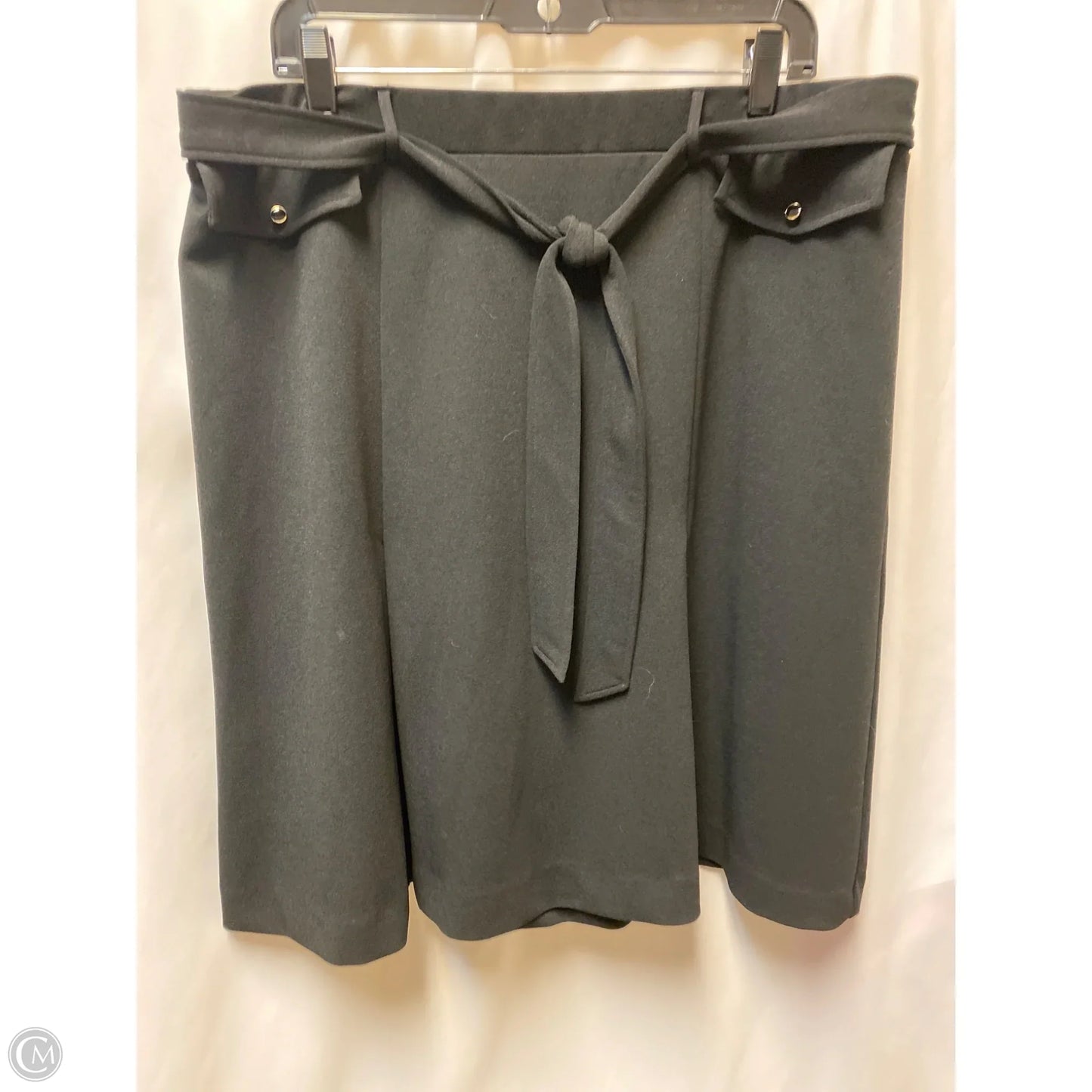 Skirt Midi By Nycc In Black, Size: Xl