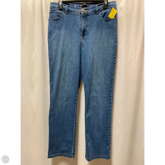 Jeans Straight By Lee In Blue Denim, Size: 10