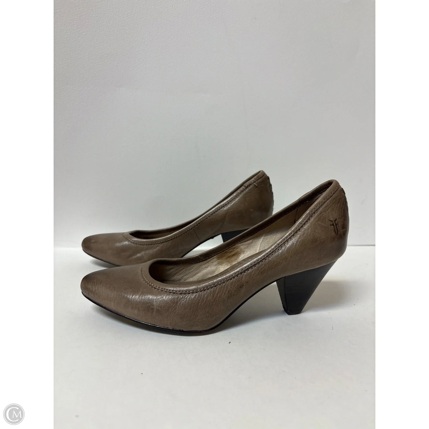 Shoes Designer By Frye In Taupe, Size: 8.5
