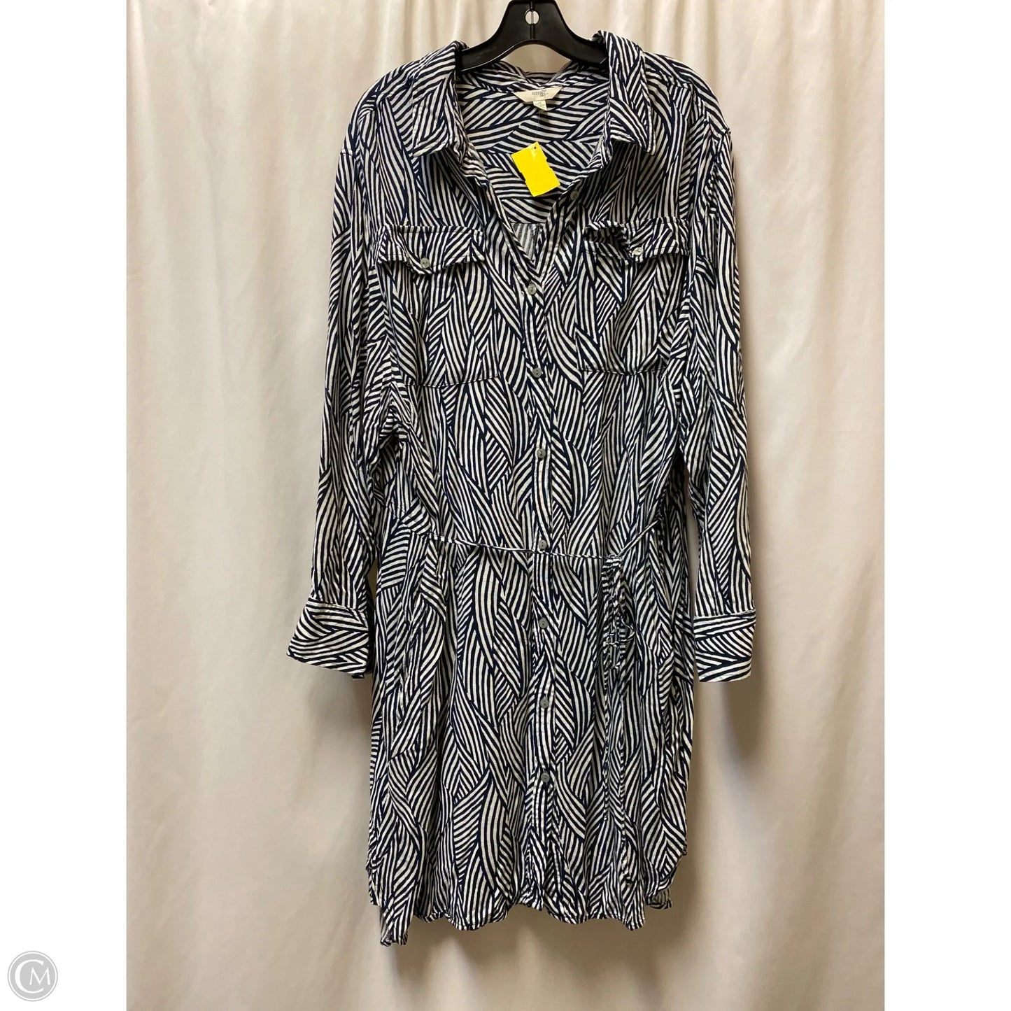 Dress Casual Maxi By Terra & Sky In Blue, Size: 4x