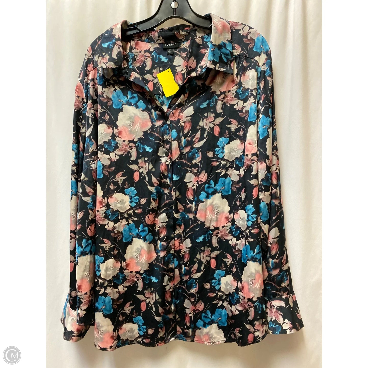 Top Long Sleeve By Torrid In Pink, Size: 3x