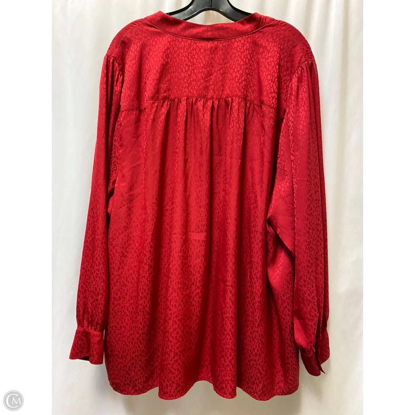 Top Long Sleeve By Torrid In Red, Size: 4x