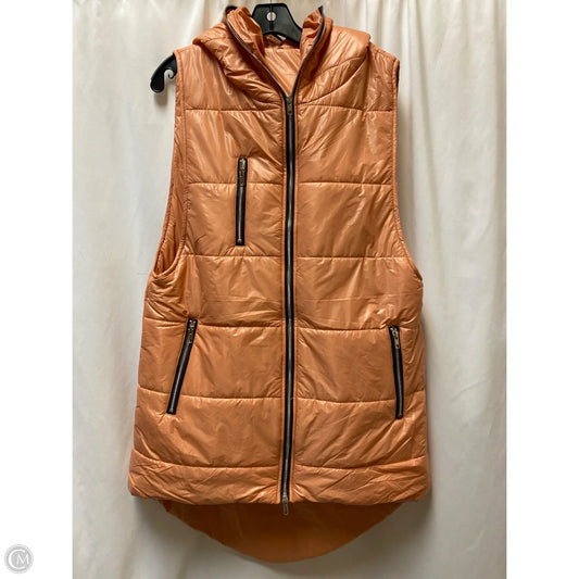 Vest Puffer & Quilted By Clothes Mentor In Peach, Size: Xxl