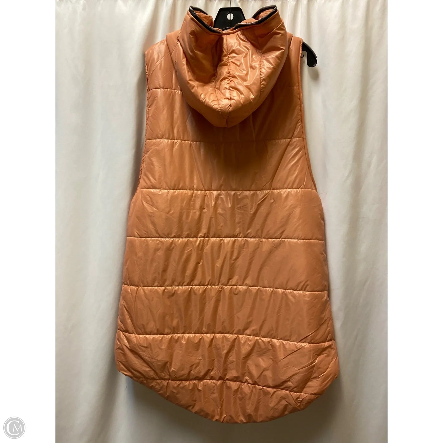 Vest Puffer & Quilted By Clothes Mentor In Peach, Size: Xxl