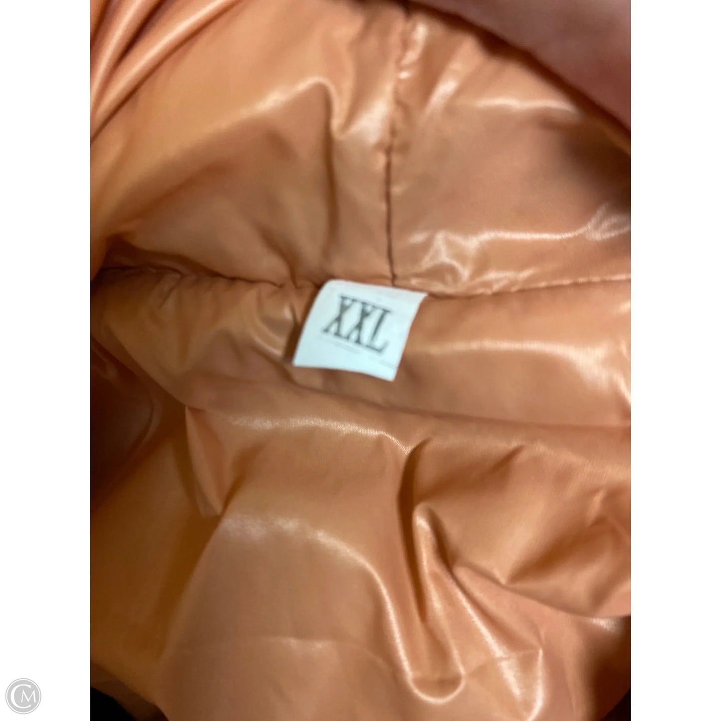 Vest Puffer & Quilted By Clothes Mentor In Peach, Size: Xxl