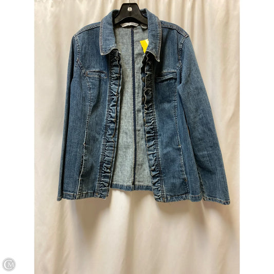 Jacket Denim By Rxb In Navy, Size: Xl