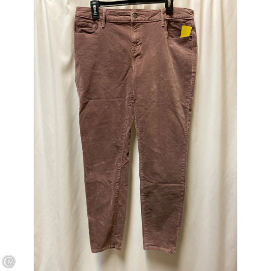 Pants Corduroy By Old Navy In Purple, Size: 14
