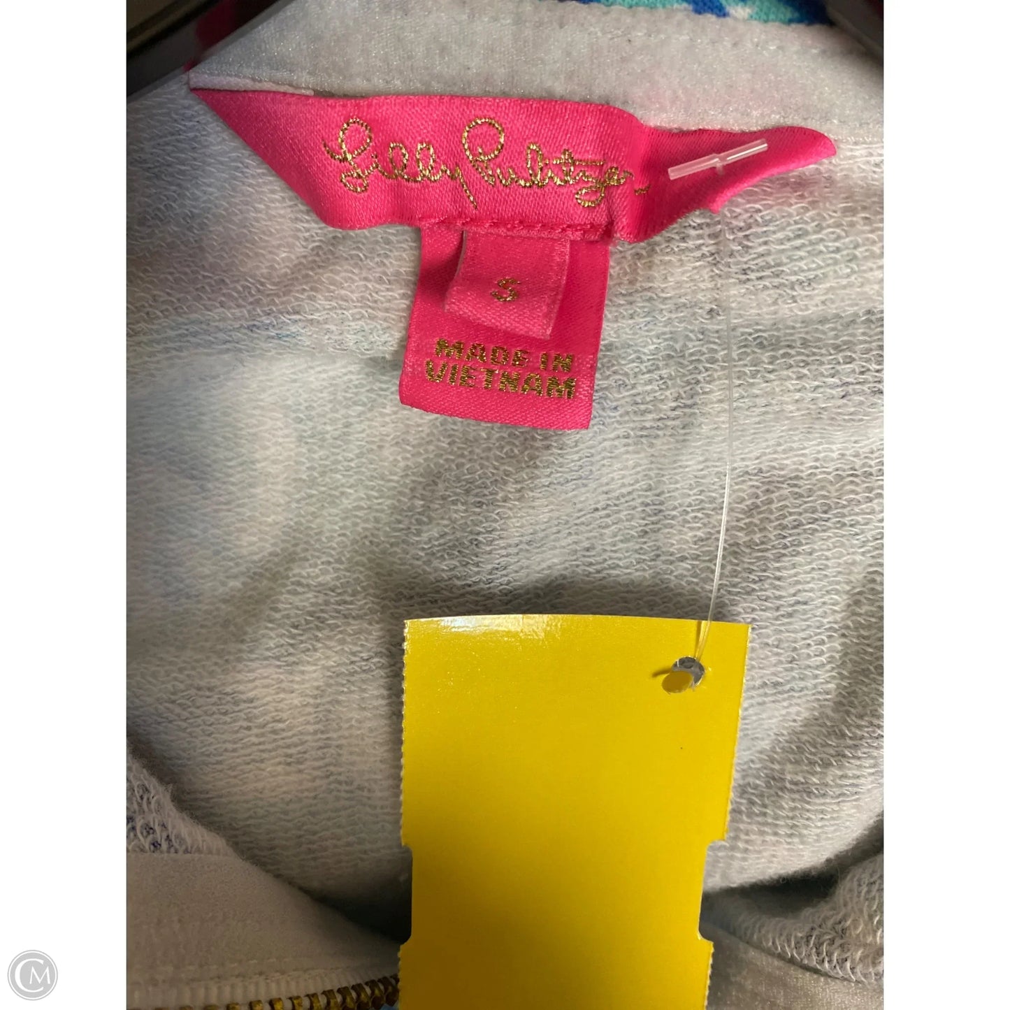 Top Long Sleeve Designer By Lilly Pulitzer In Blue, Size: S