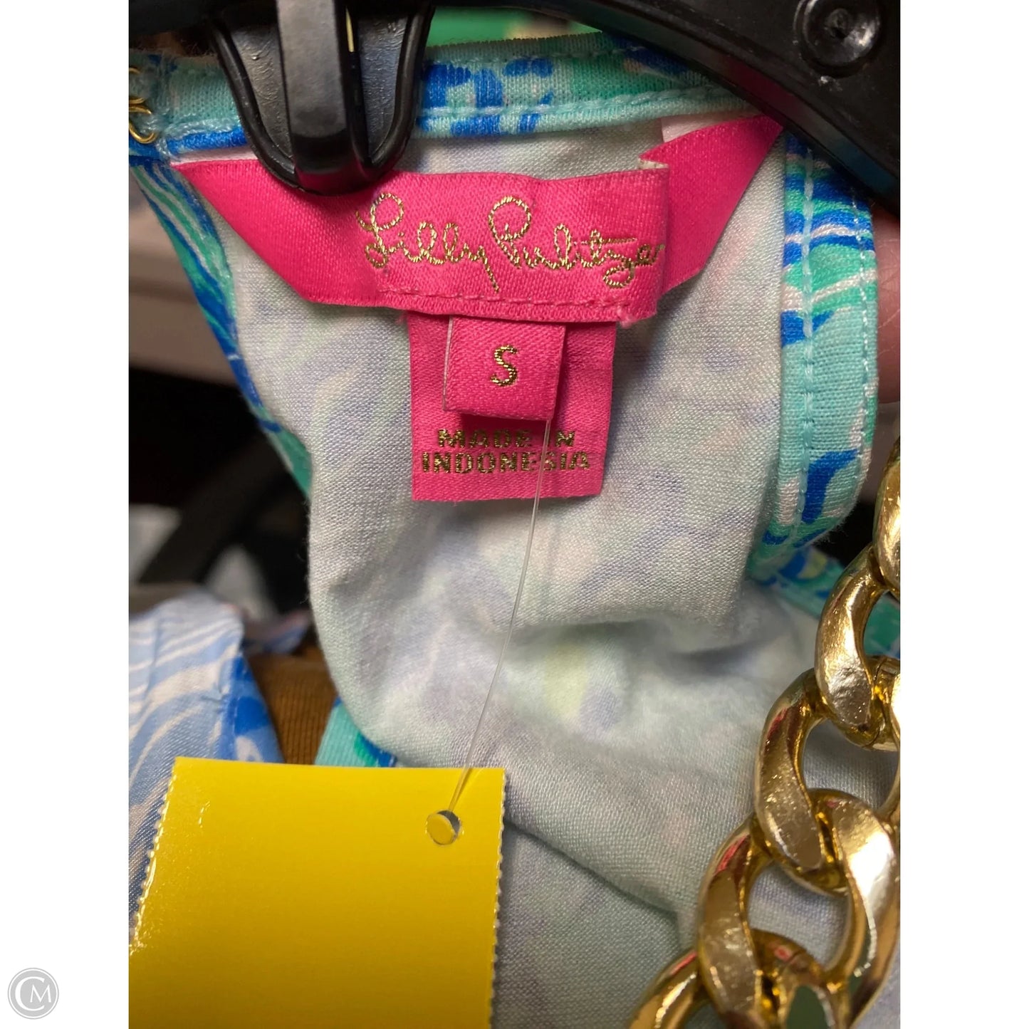 Jumpsuit Designer By Lilly Pulitzer In Blue & Green, Size: S