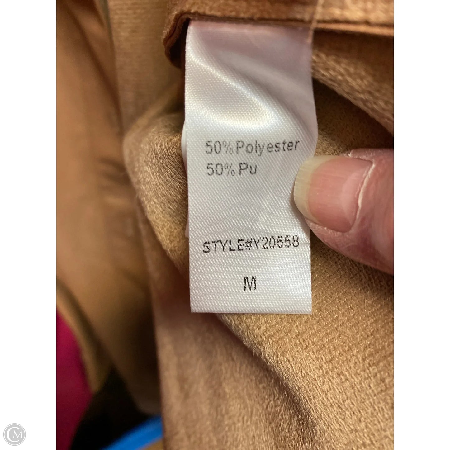 Jacket Shirt By Do + Be In Tan, Size: M