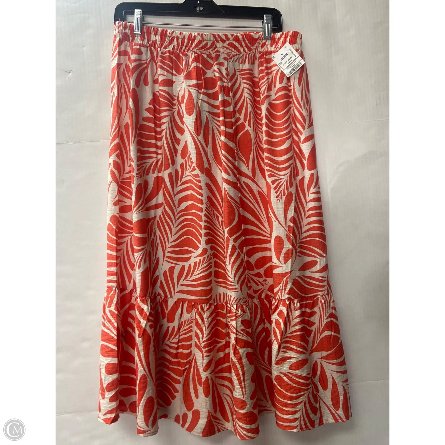 Skirt Maxi By Mlle Gabrielle In Orange, Size: L