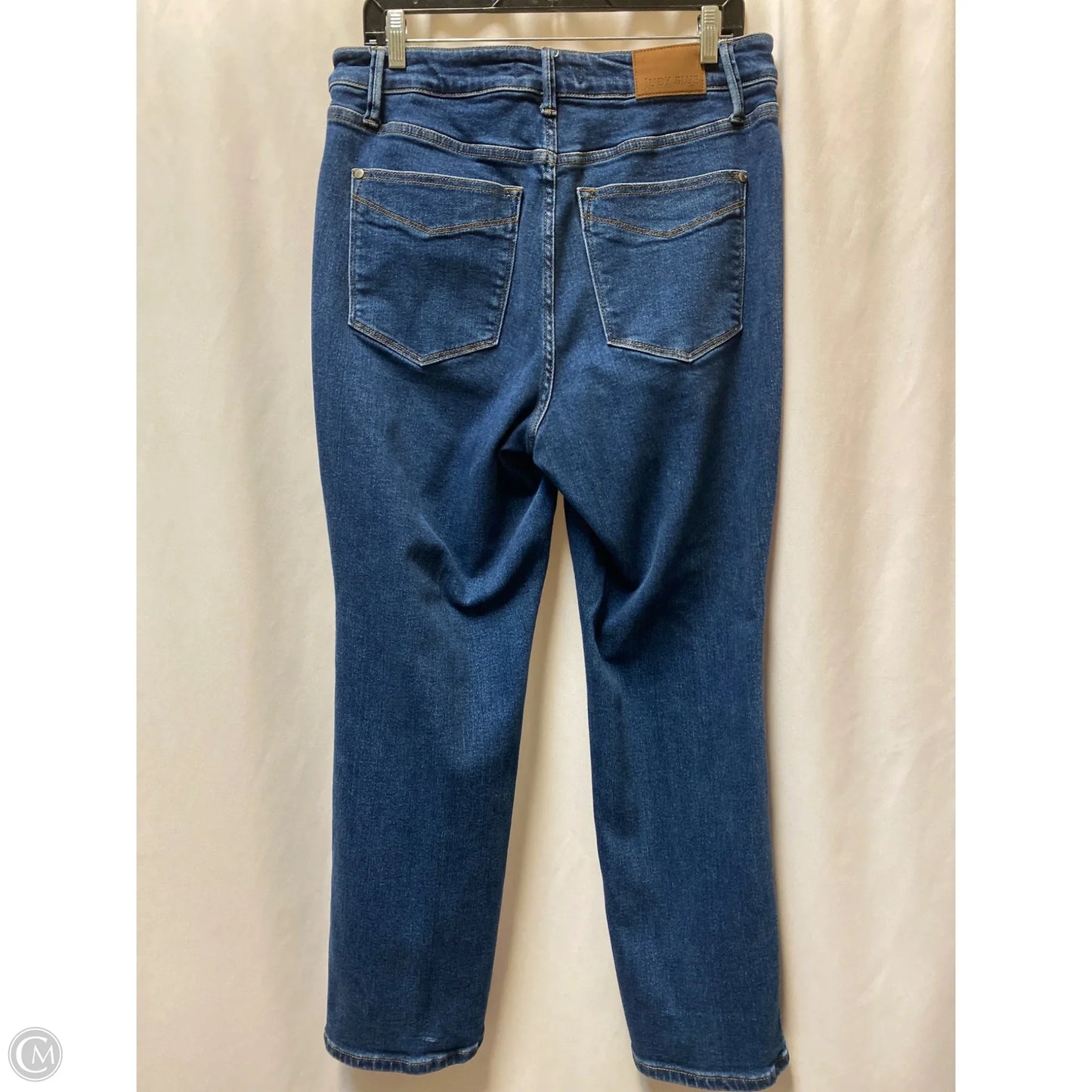 Jeans Straight By Judy Blue In Blue Denim, Size: 14