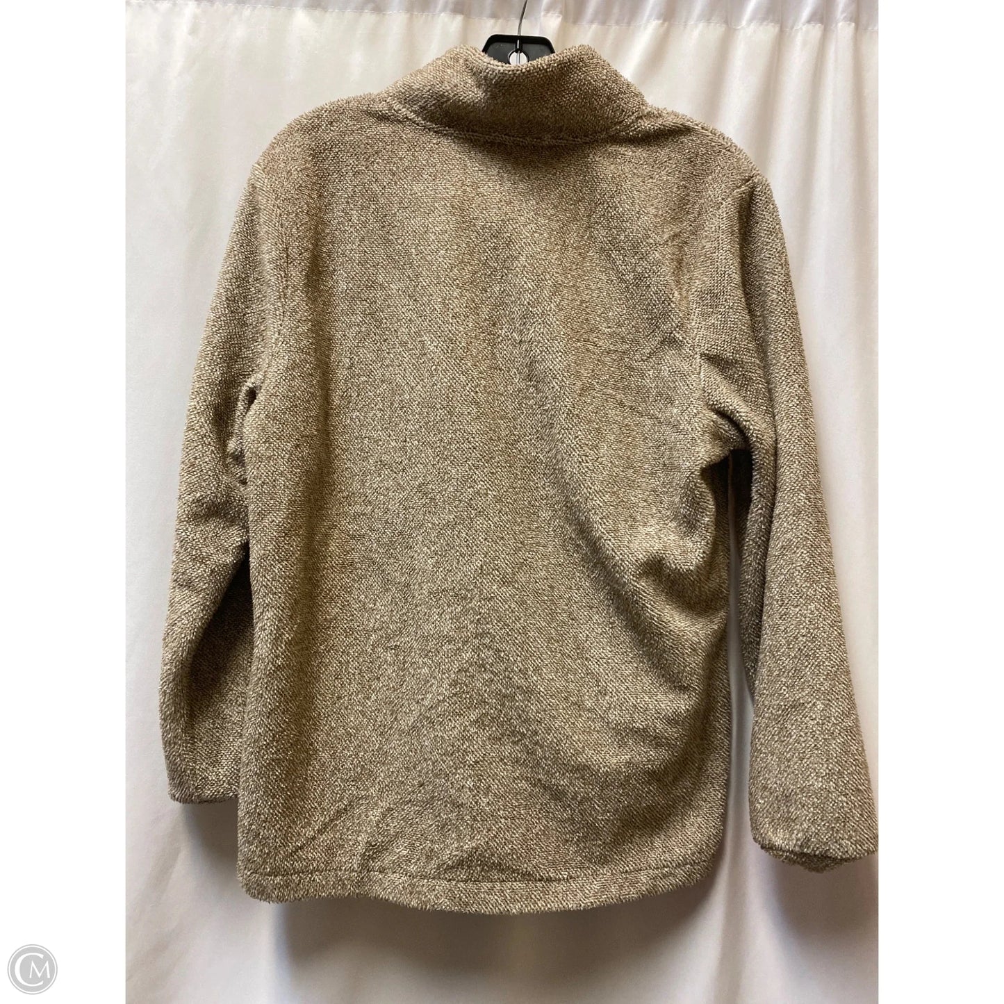 Jacket Faux Fur & Sherpa By Eddie Bauer In Brown, Size: M