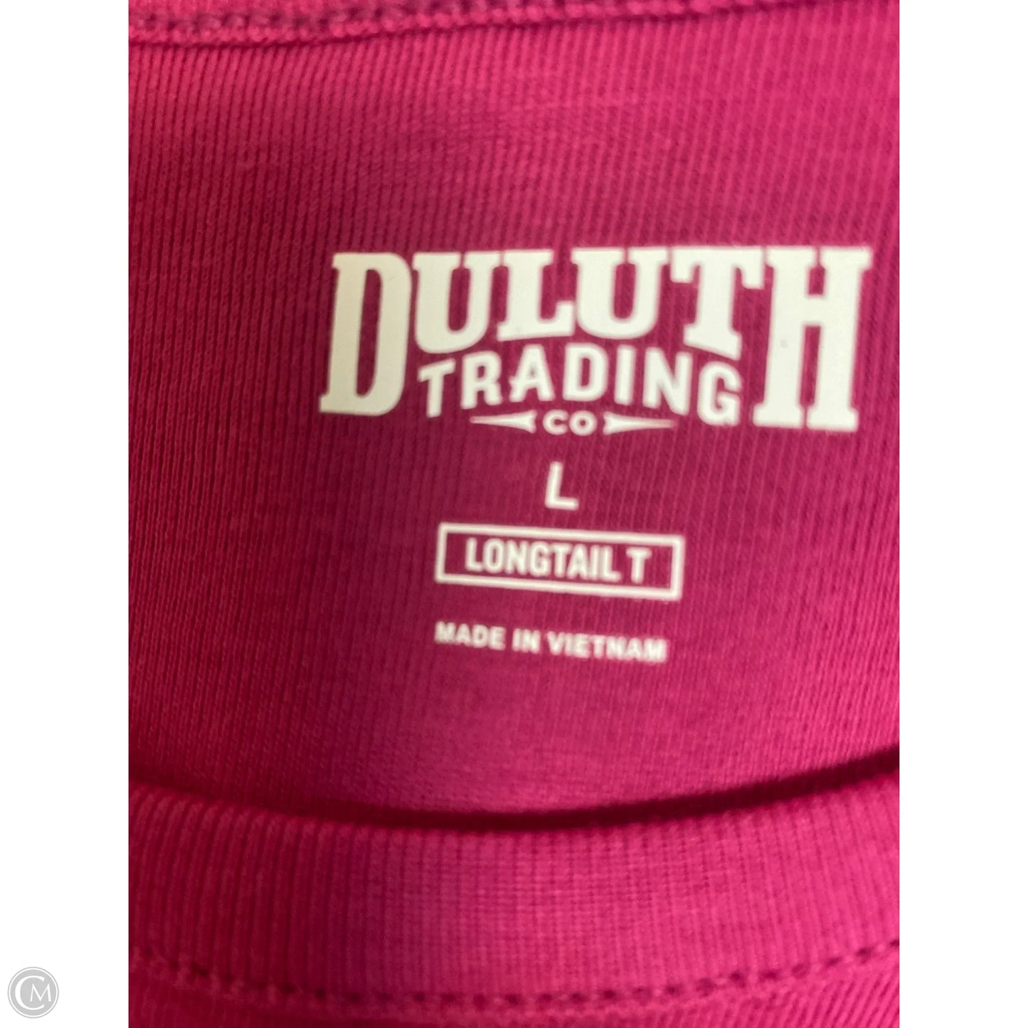 Top Short Sleeve By Duluth Trading In Pink, Size: L