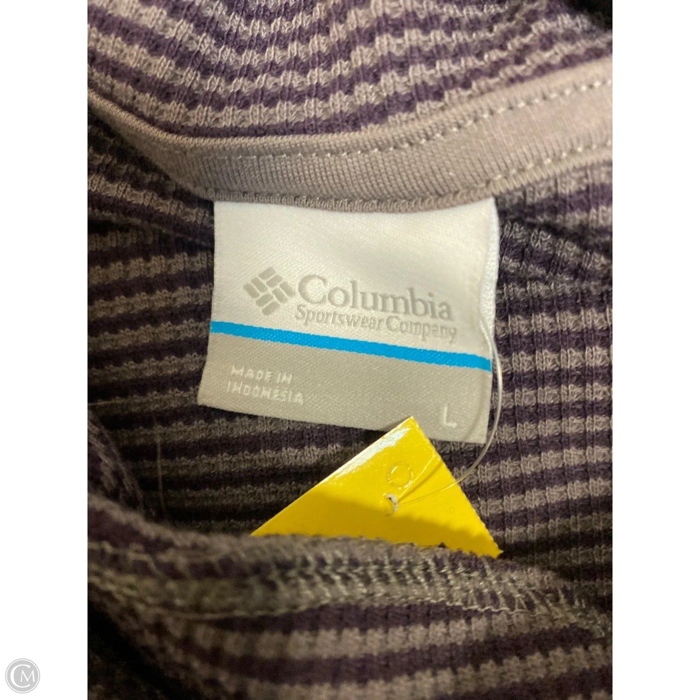 Athletic Top Long Sleeve Hoodie By Columbia In Purple, Size: L