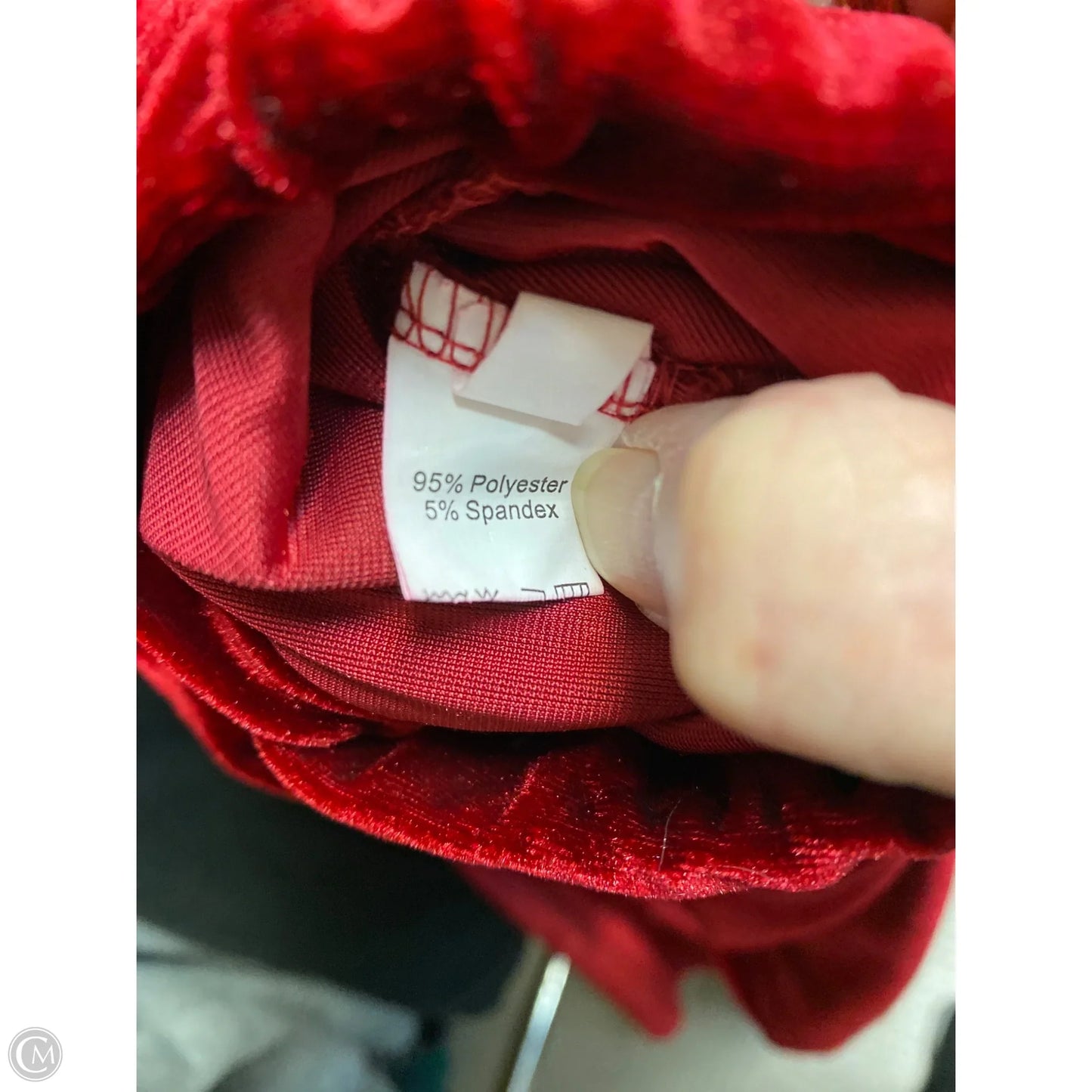 Pants Leggings By Clothes Mentor In Red, Size: L