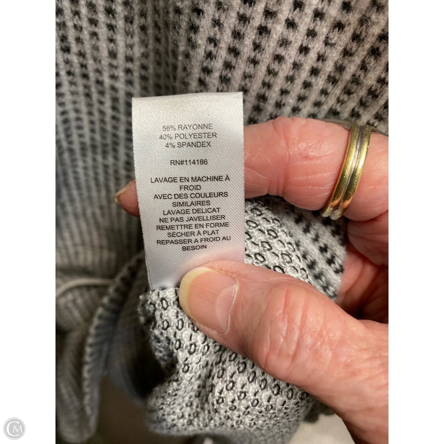 Cardigan By Peyton Primrose In Gray, Size: S