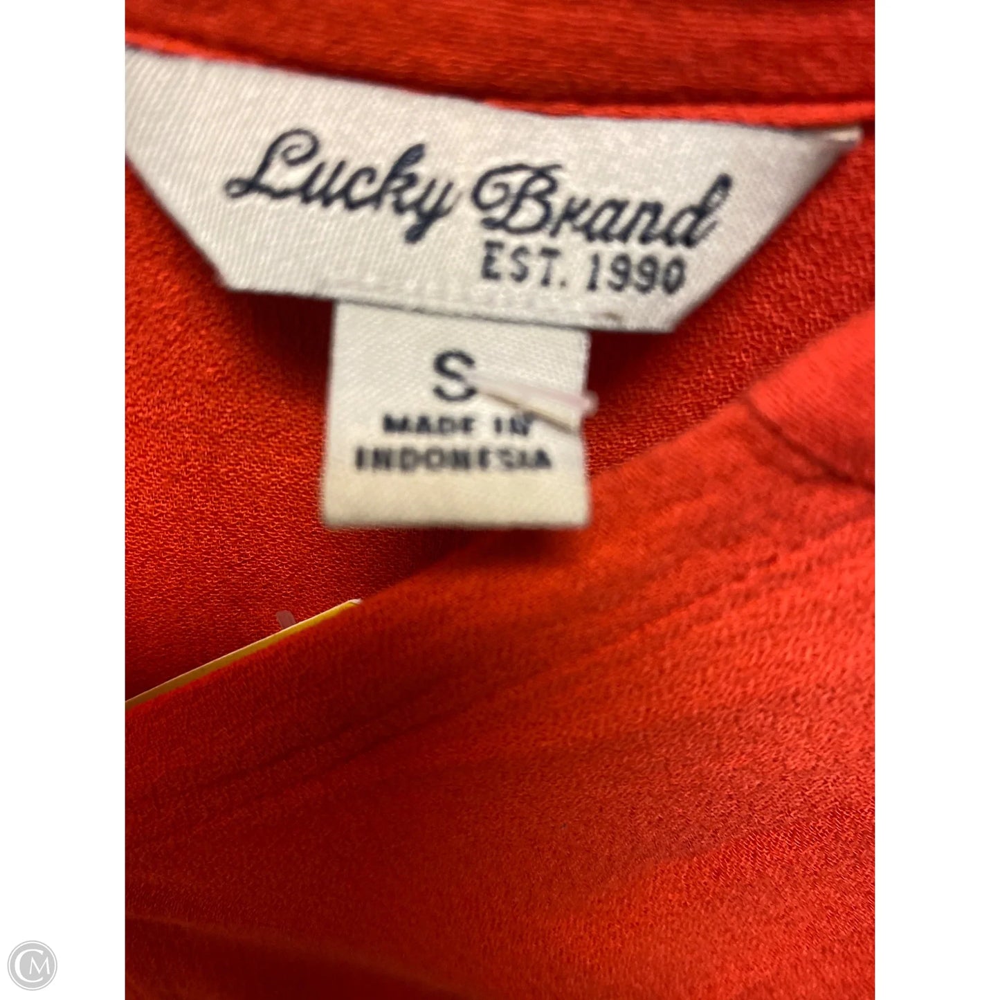 Top Long Sleeve By Lucky Brand In Red, Size: S
