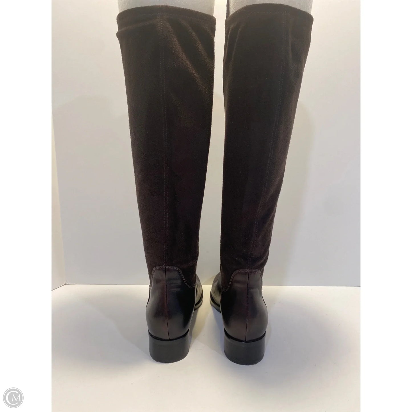 Boots Knee Flats By Cole-haan In Brown, Size: 5.5