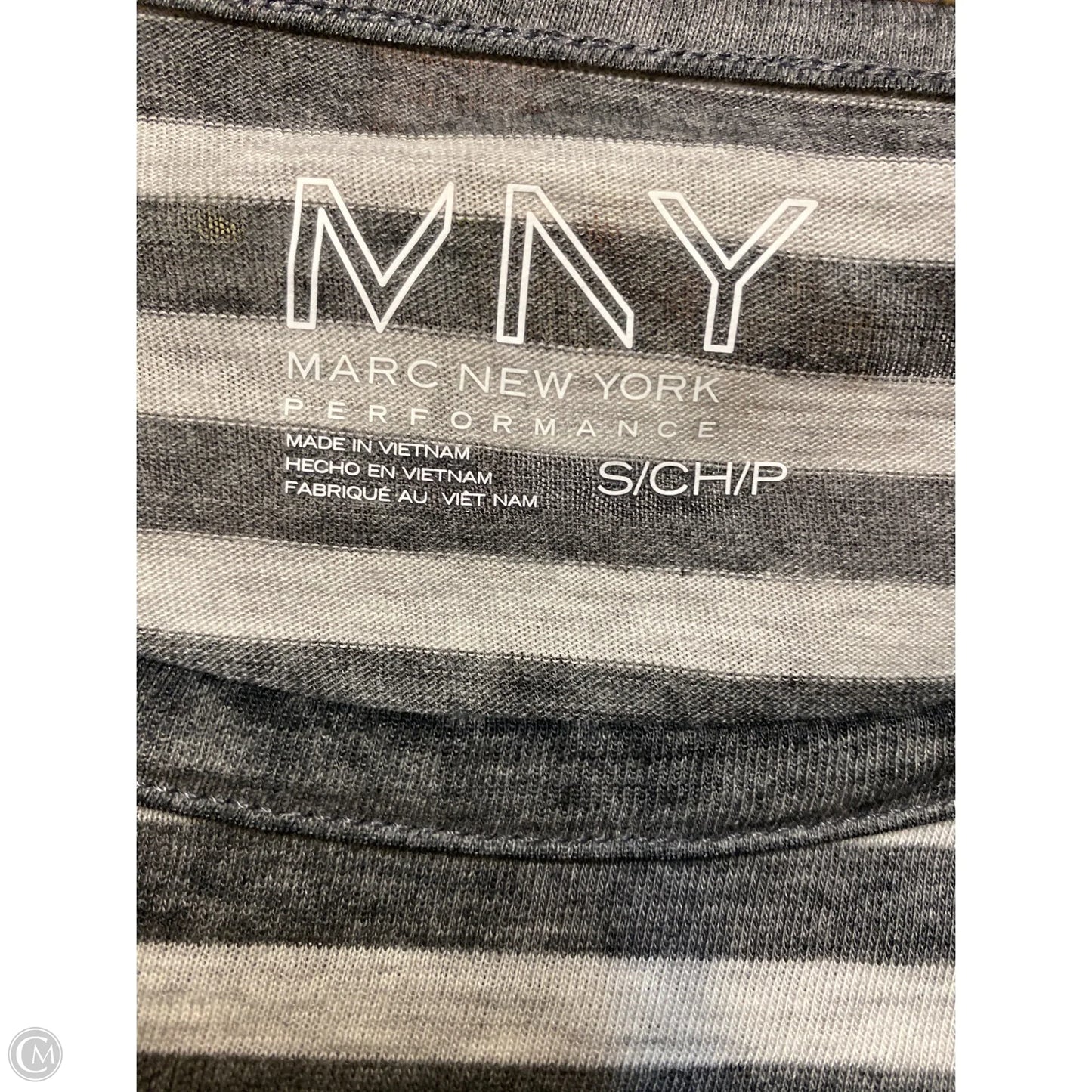Top Long Sleeve By Marc New York In Grey, Size: S