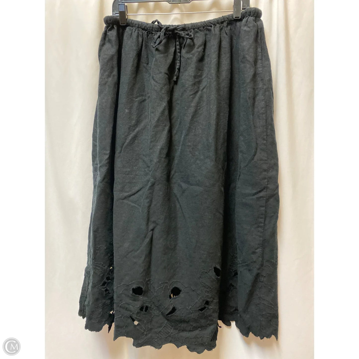 Skirt Maxi By Universal Thread In Black, Size: L