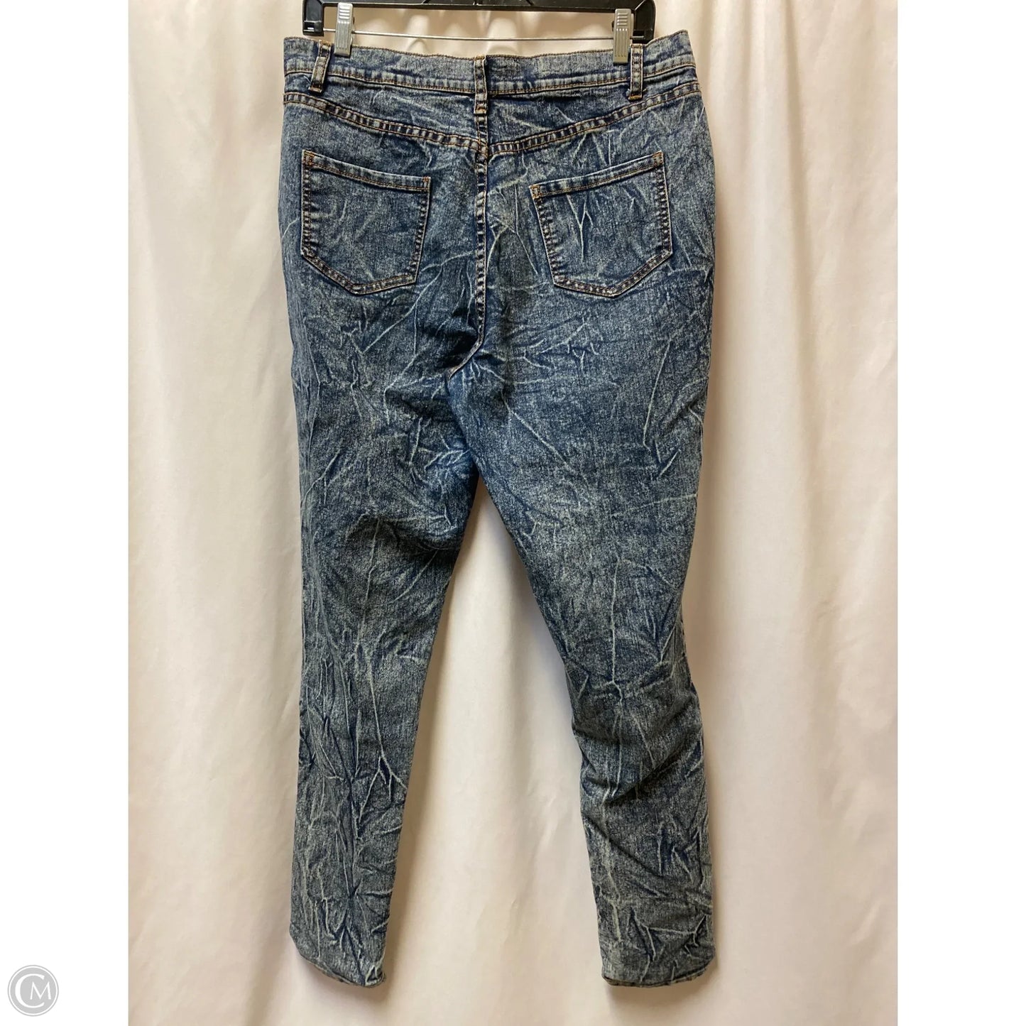Jeans Straight By Clothes Mentor In Blue Denim, Size: 14