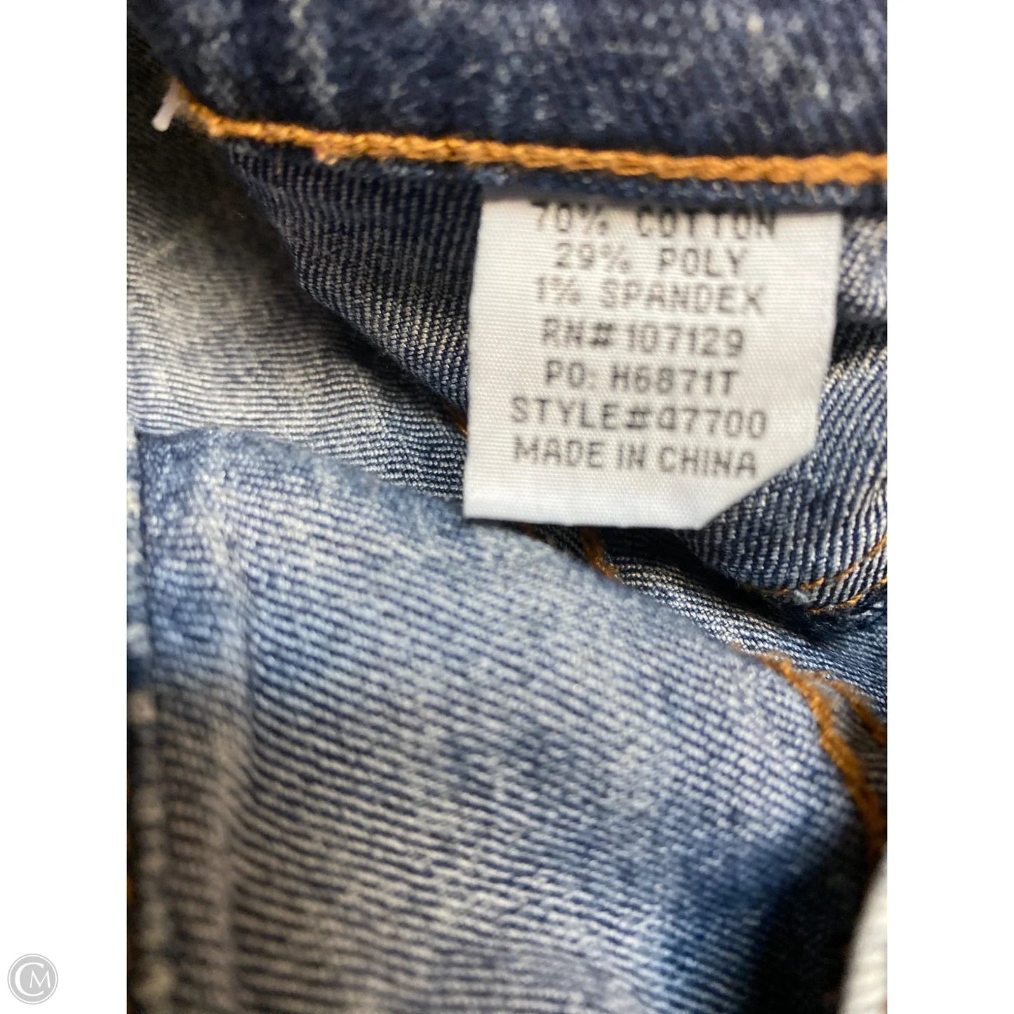 Jeans Straight By Clothes Mentor In Blue Denim, Size: 14